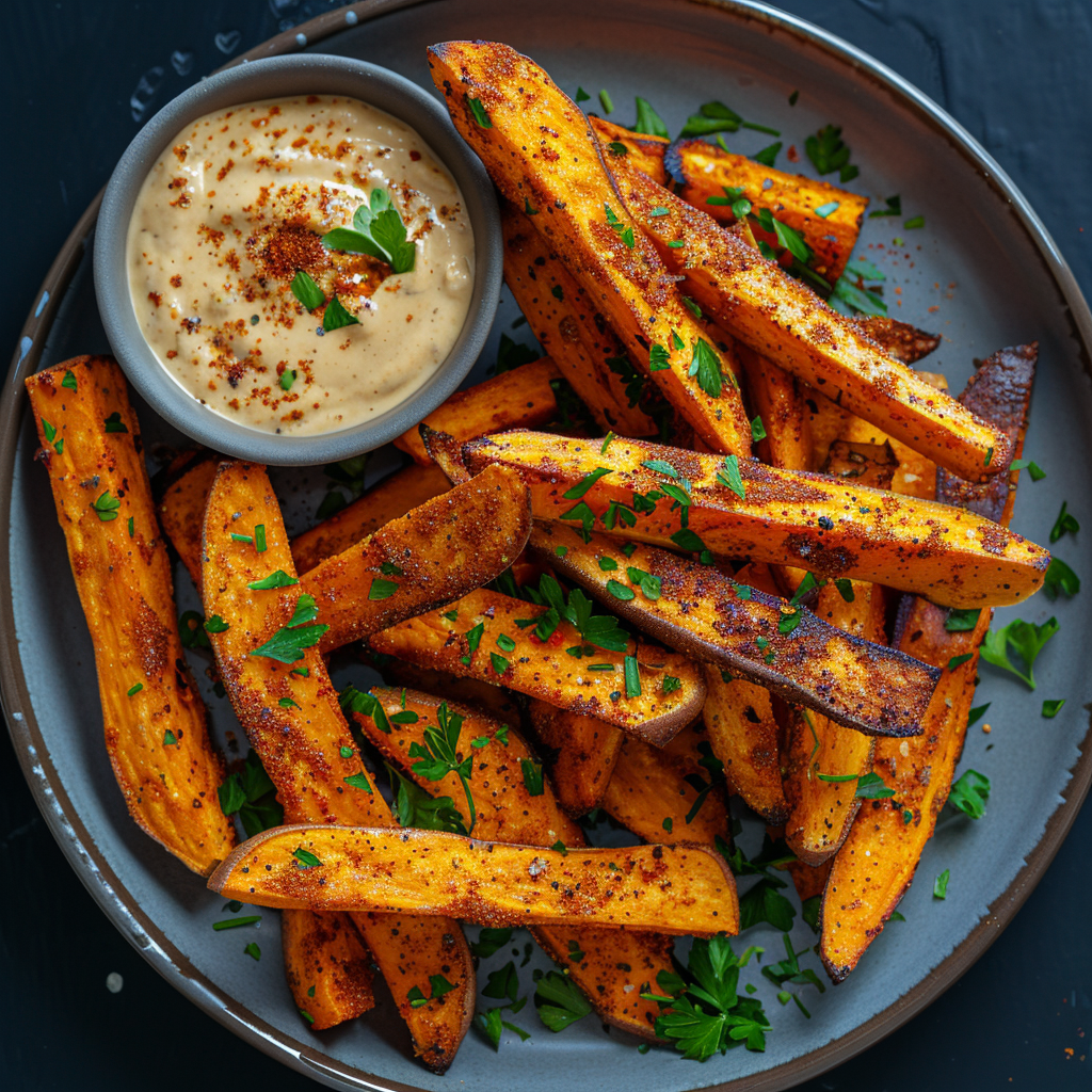 Baked Sweet Potato Fries with Paprika