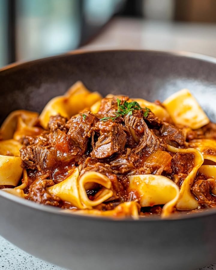 Beef Pappardelle Stew