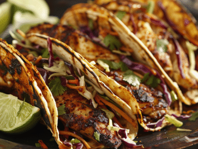 Cajun Blackened Fish Tacos: Irresistibly Bold & Spicy Delight