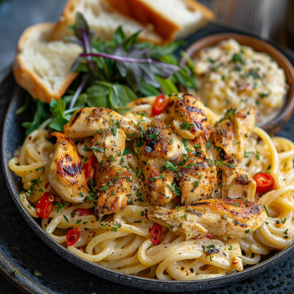 Cajun Chicken Pasta with Creamy Sauce