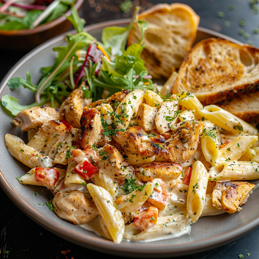 Cajun Chicken Pasta with Creamy Sauce