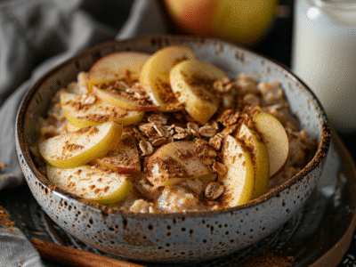 Candida Diet Oatmeal with Cinnamon and Apple: Delicious & Healing Recipe