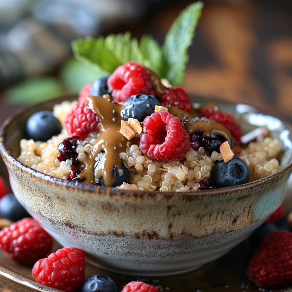 Candida Diet Quinoa Breakfast Bowl