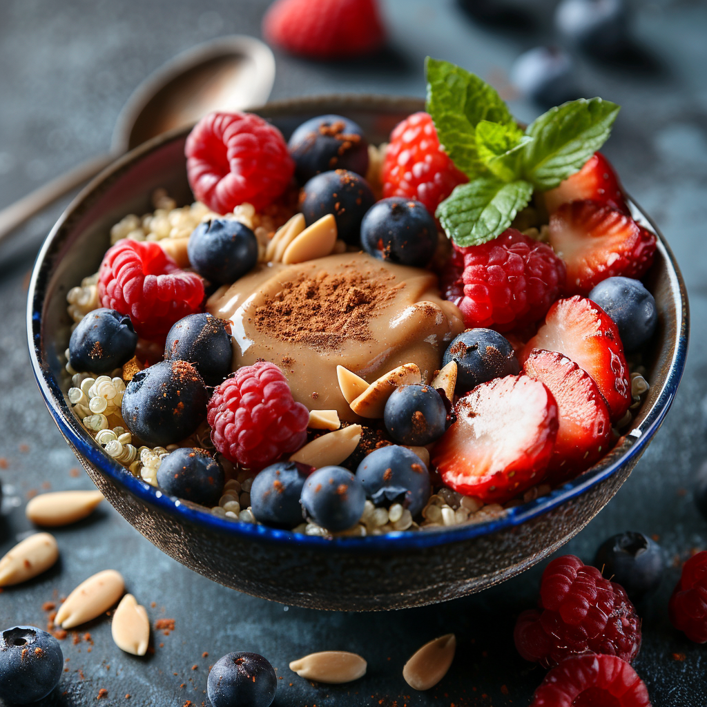 Candida Diet Quinoa Breakfast Bowl