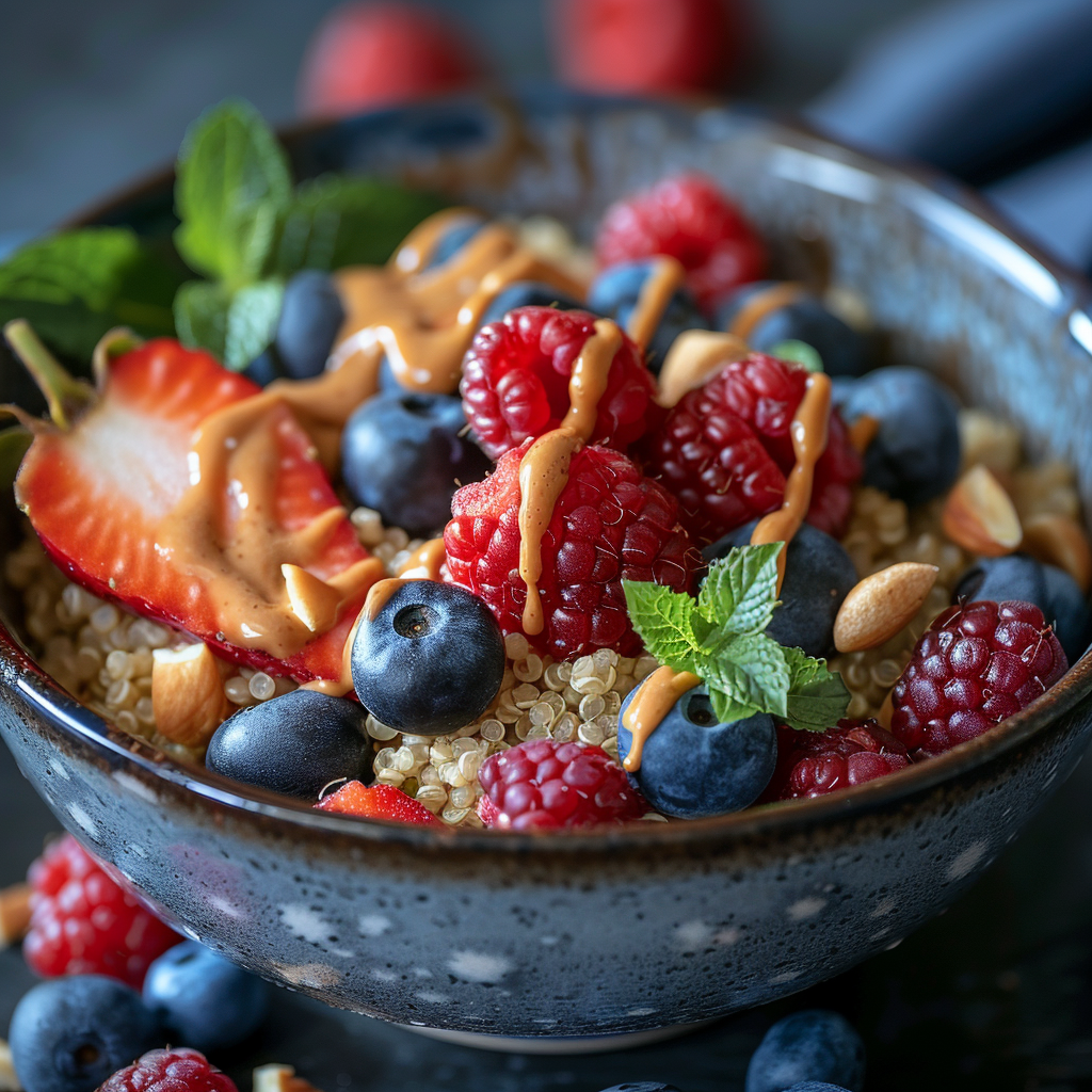 Candida Diet Quinoa Breakfast Bowl