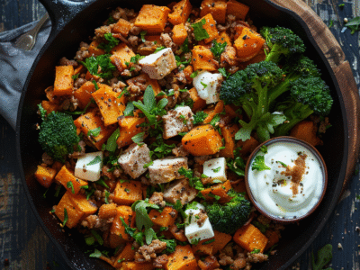 Candida Diet Sweet Potato Hash with Turkey: Delicious & Nutritious Recipe