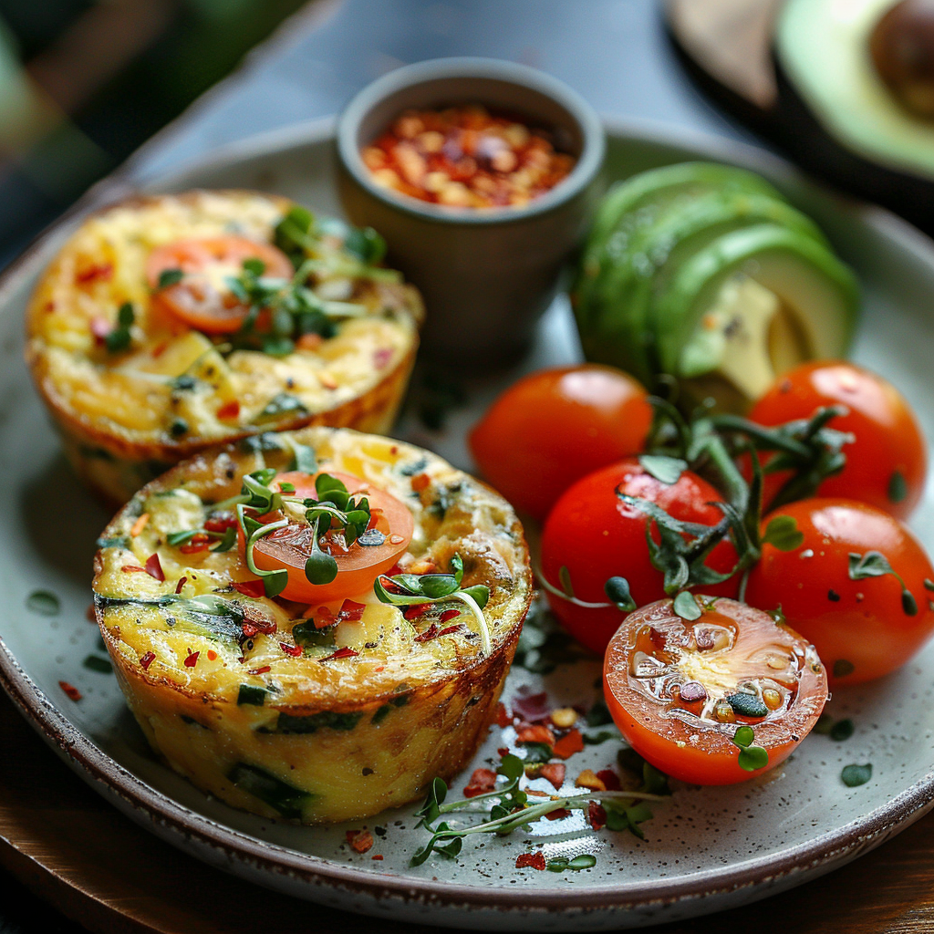 Candida Diet Veggie Egg Muffins
