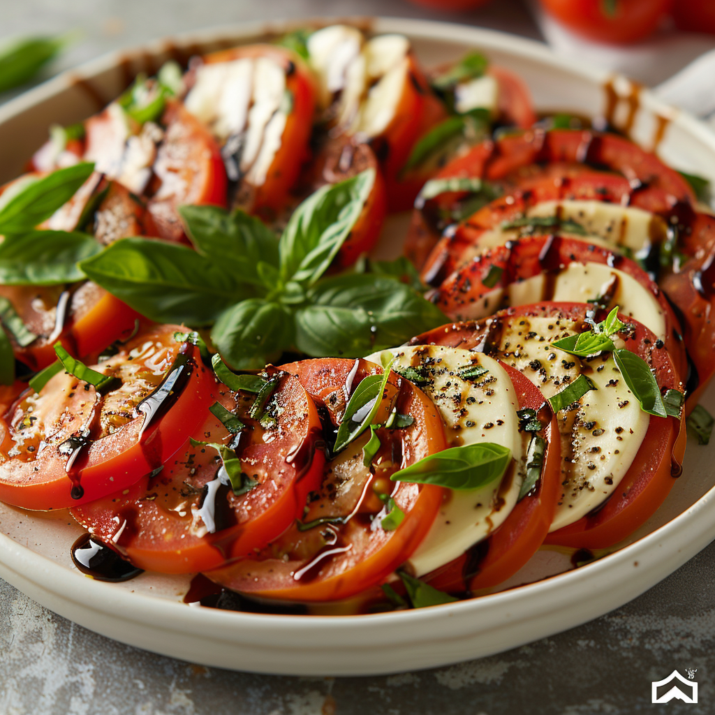 Caprese Salad with Basil and Balsamic
