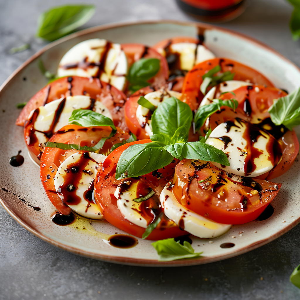 Caprese Salad with Basil and Balsamic