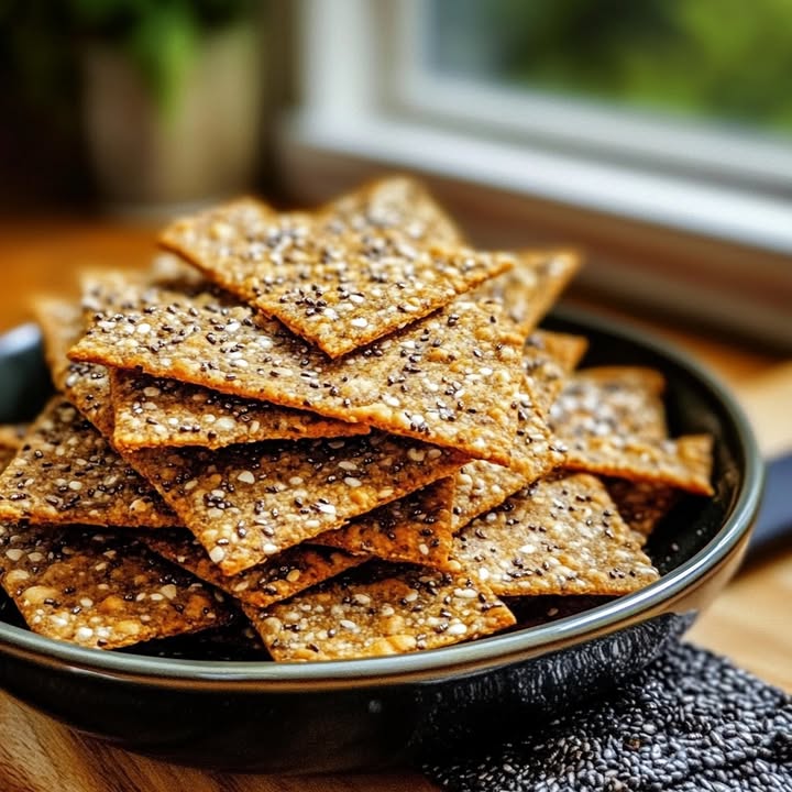 Chia Flax Crackers