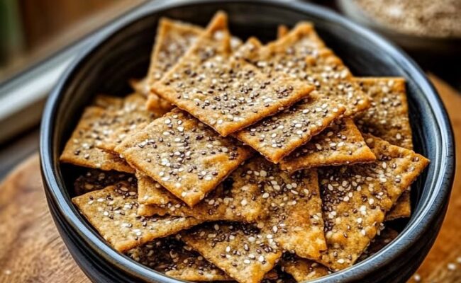 Chia Flax Crackers: The Ultimate Healthy Snack Recipe