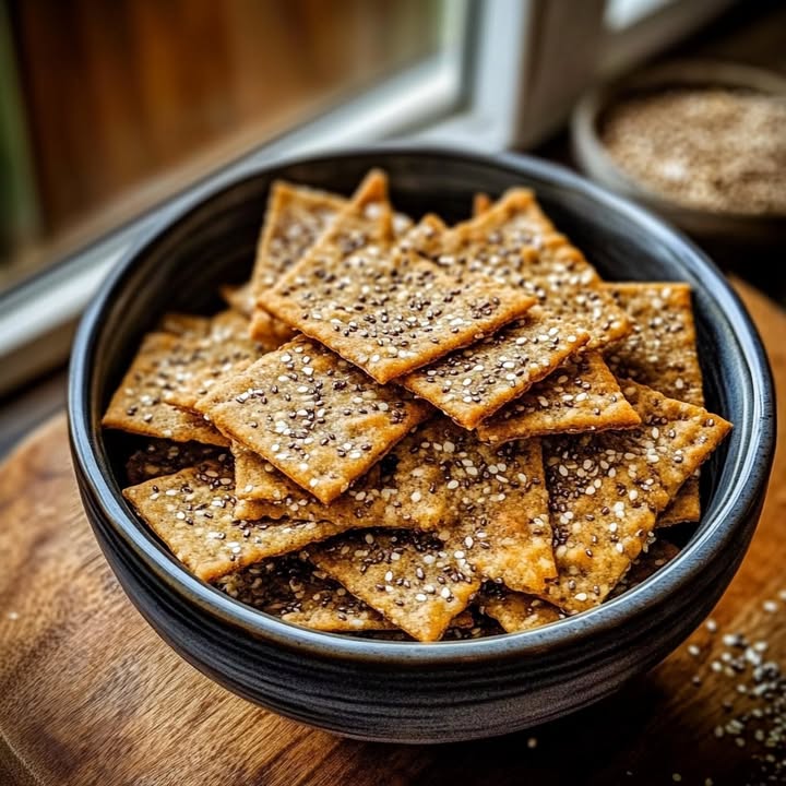 Chia Flax Crackers