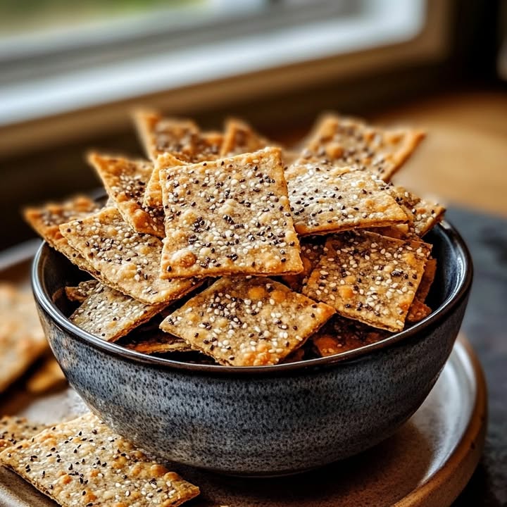Chia Flax Crackers