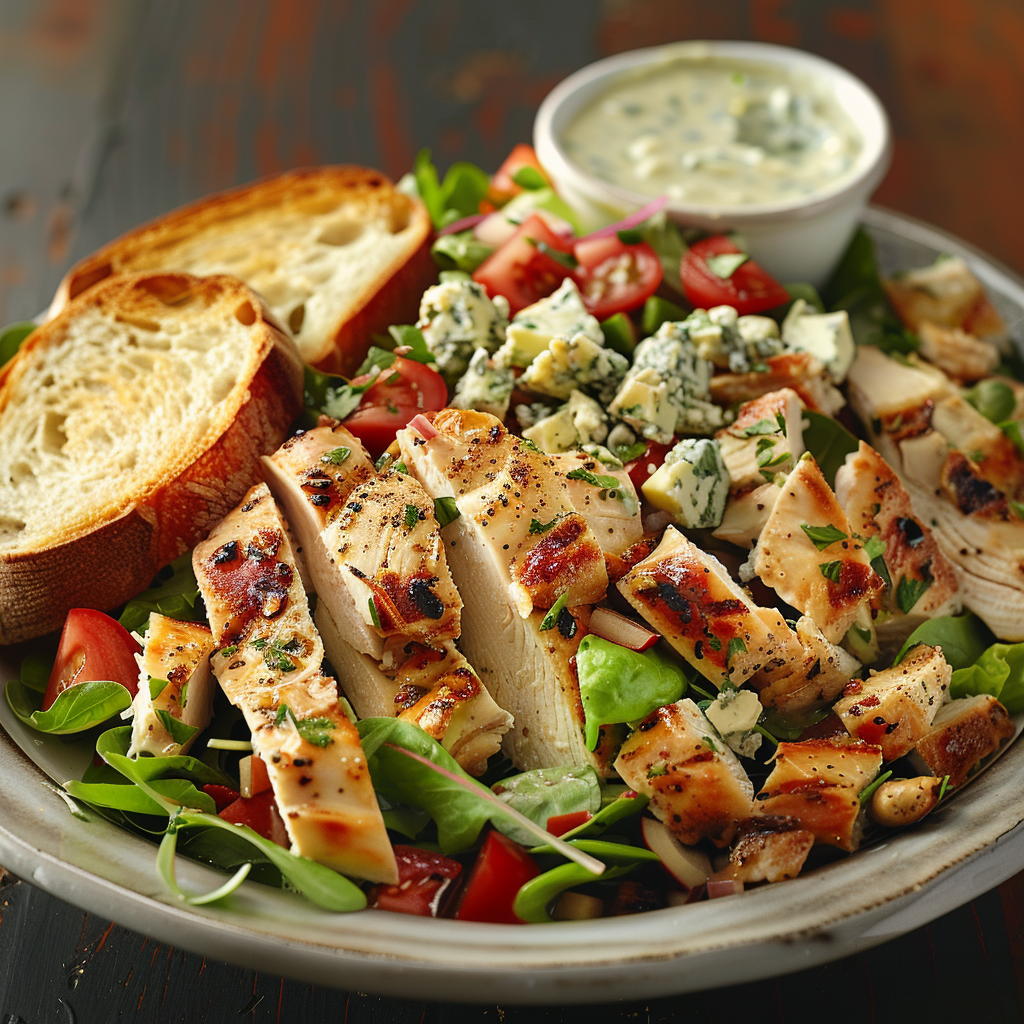 Chicken Cobb Salad with Blue Cheese