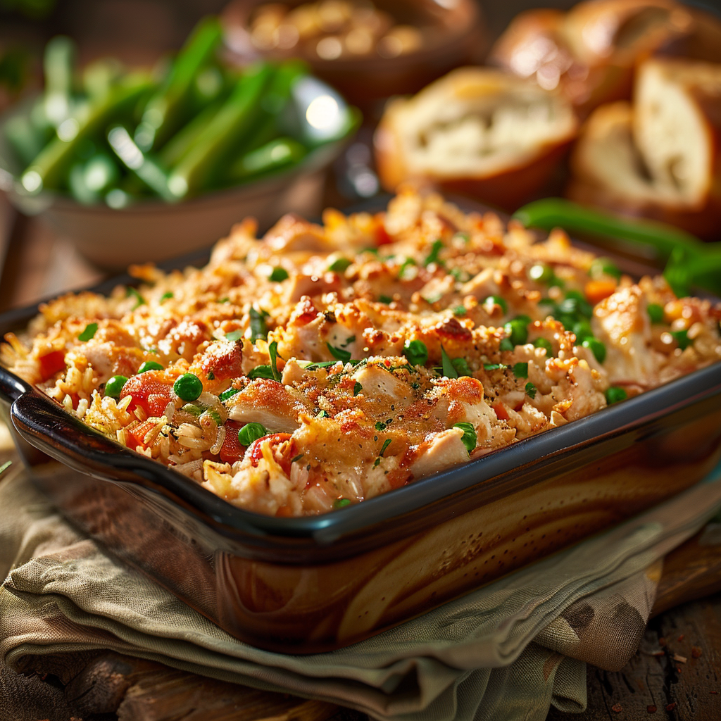Chicken and Rice Casserole in 30 Minutes