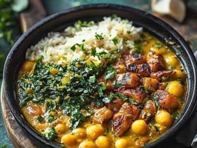 Chickpea Spinach Curry: Savory & Easy Recipe