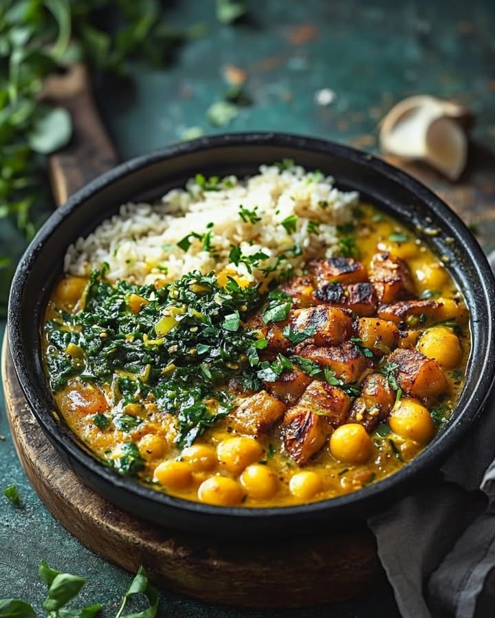 Chickpea Spinach Curry