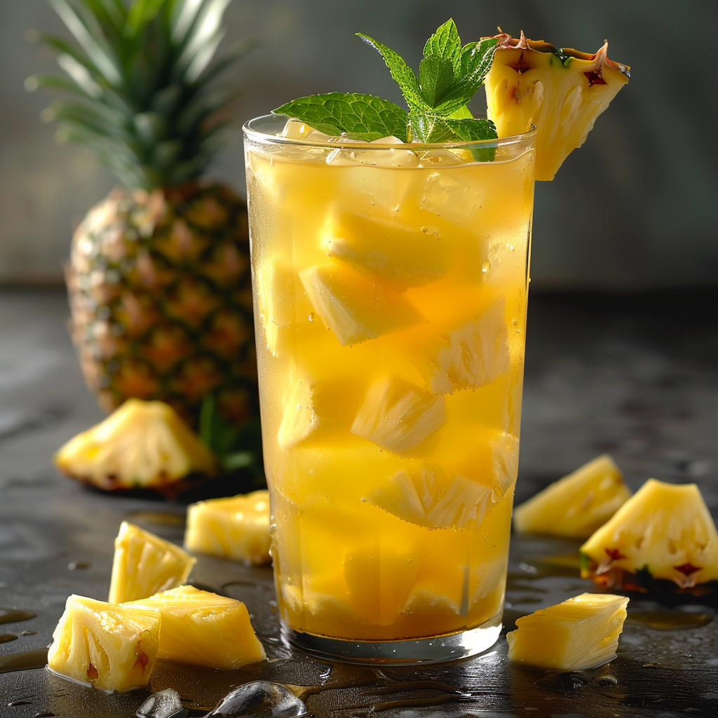 Coconut Water Pineapple Refresher