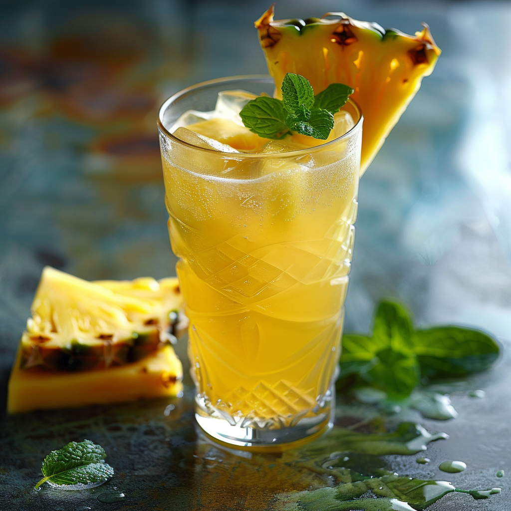 Coconut Water Pineapple Refresher