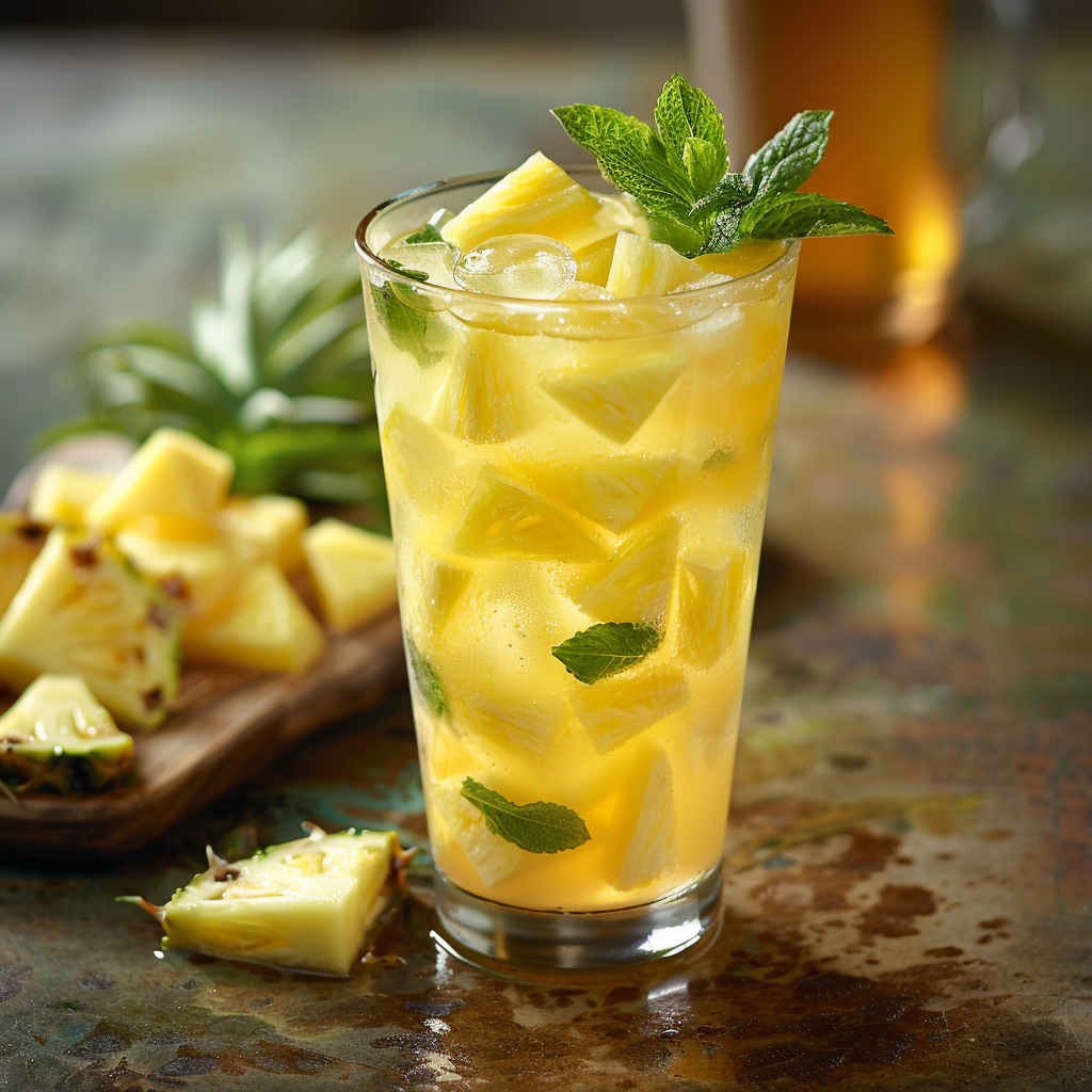 Coconut Water Pineapple Refresher