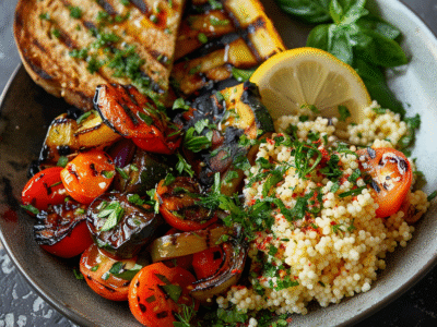 Couscous Salad with Lemon and Herbs: Refreshing & Easy Recipe