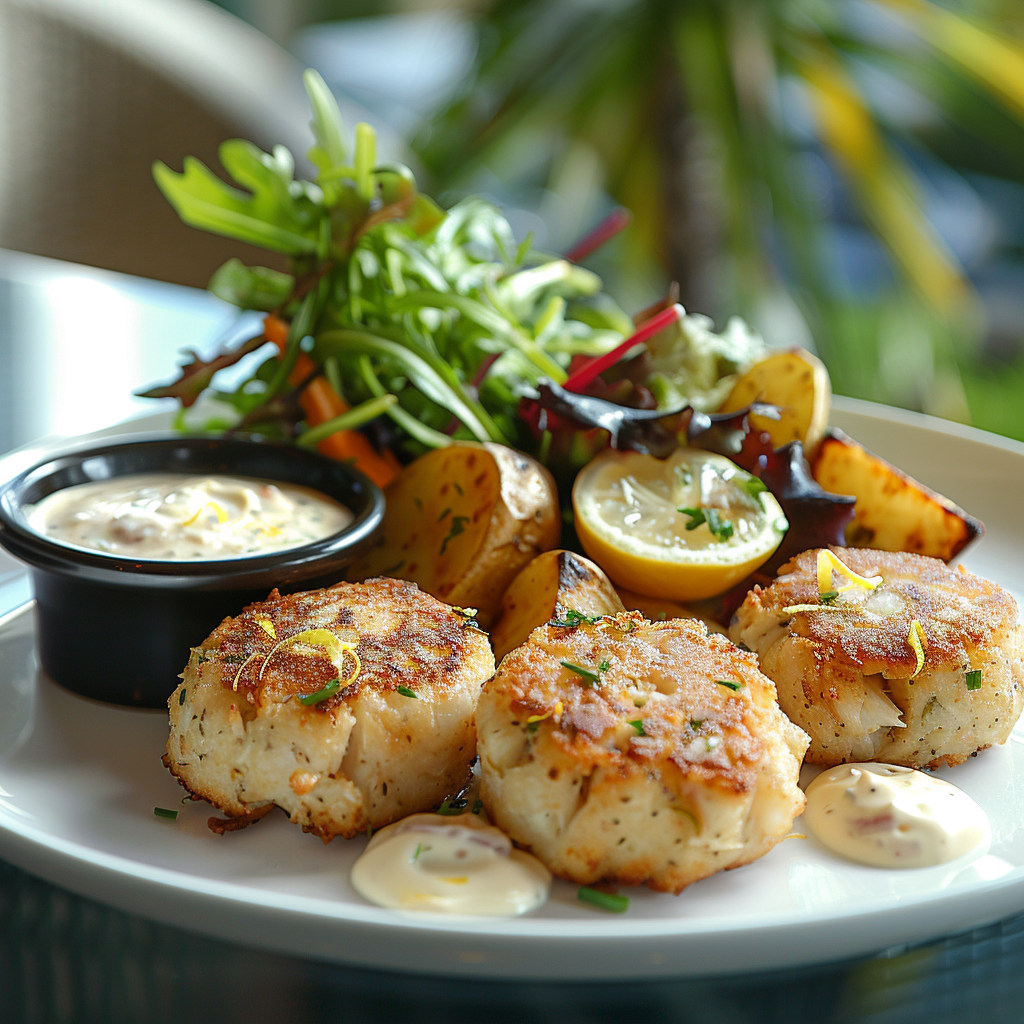 Crab Cakes with Lemon Aioli