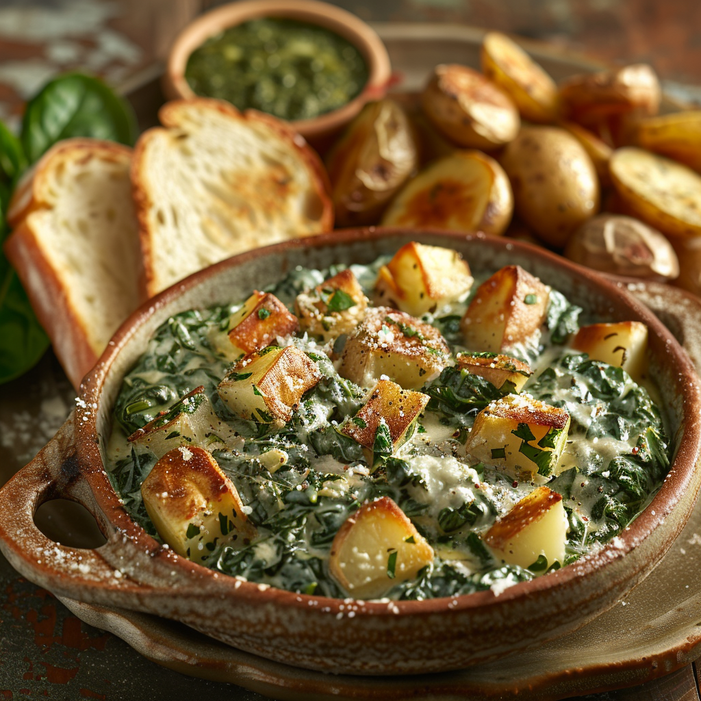 Creamed Spinach with Parmesan