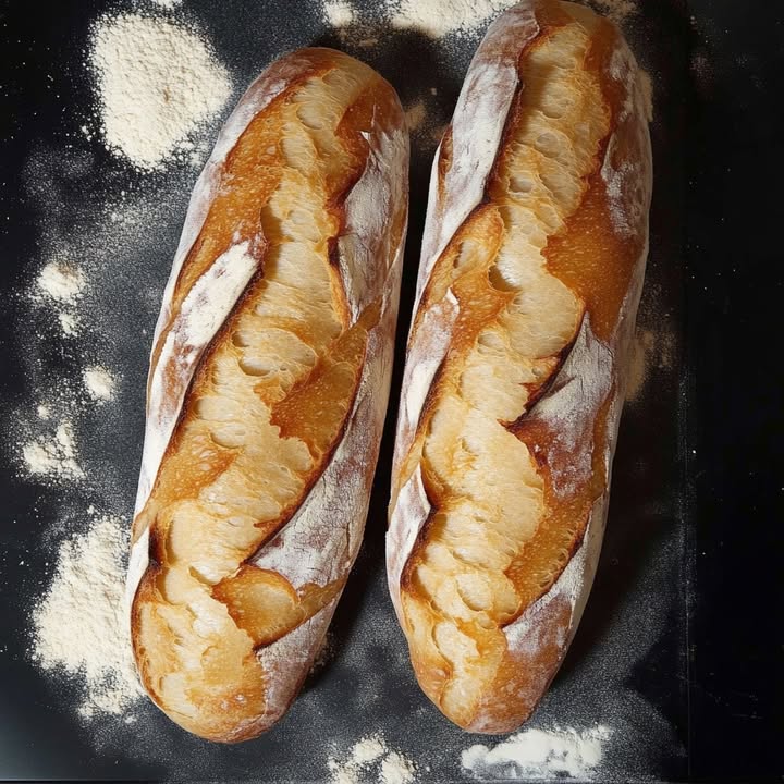 Crispy Homemade Baguettes