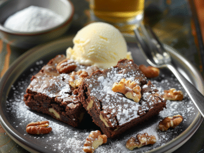 Decadent Fudge Brownies with Walnuts: Irresistibly Rich & Nutty Treats