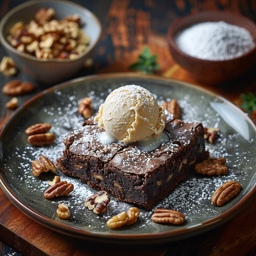 Decadent Fudge Brownies with Walnuts
