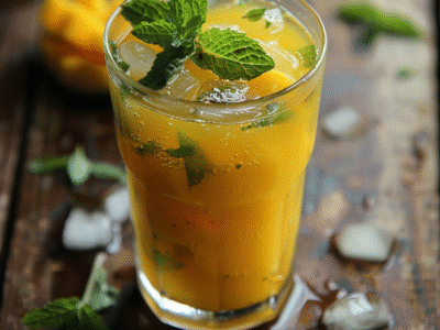 Fresh Mango Mint Limeade: Refreshing Summer Drink Recipe