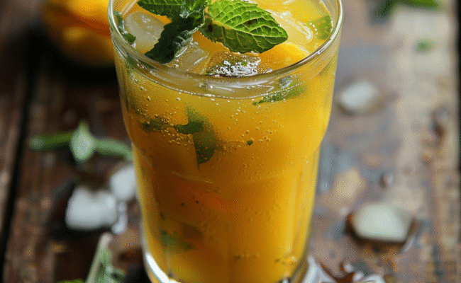 Fresh Mango Mint Limeade: Refreshing Summer Drink Recipe