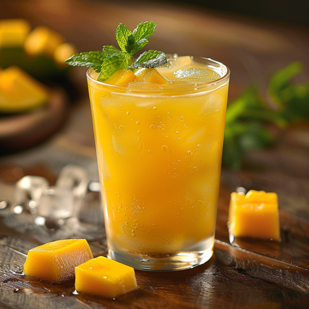 Fresh Mango Mint Limeade