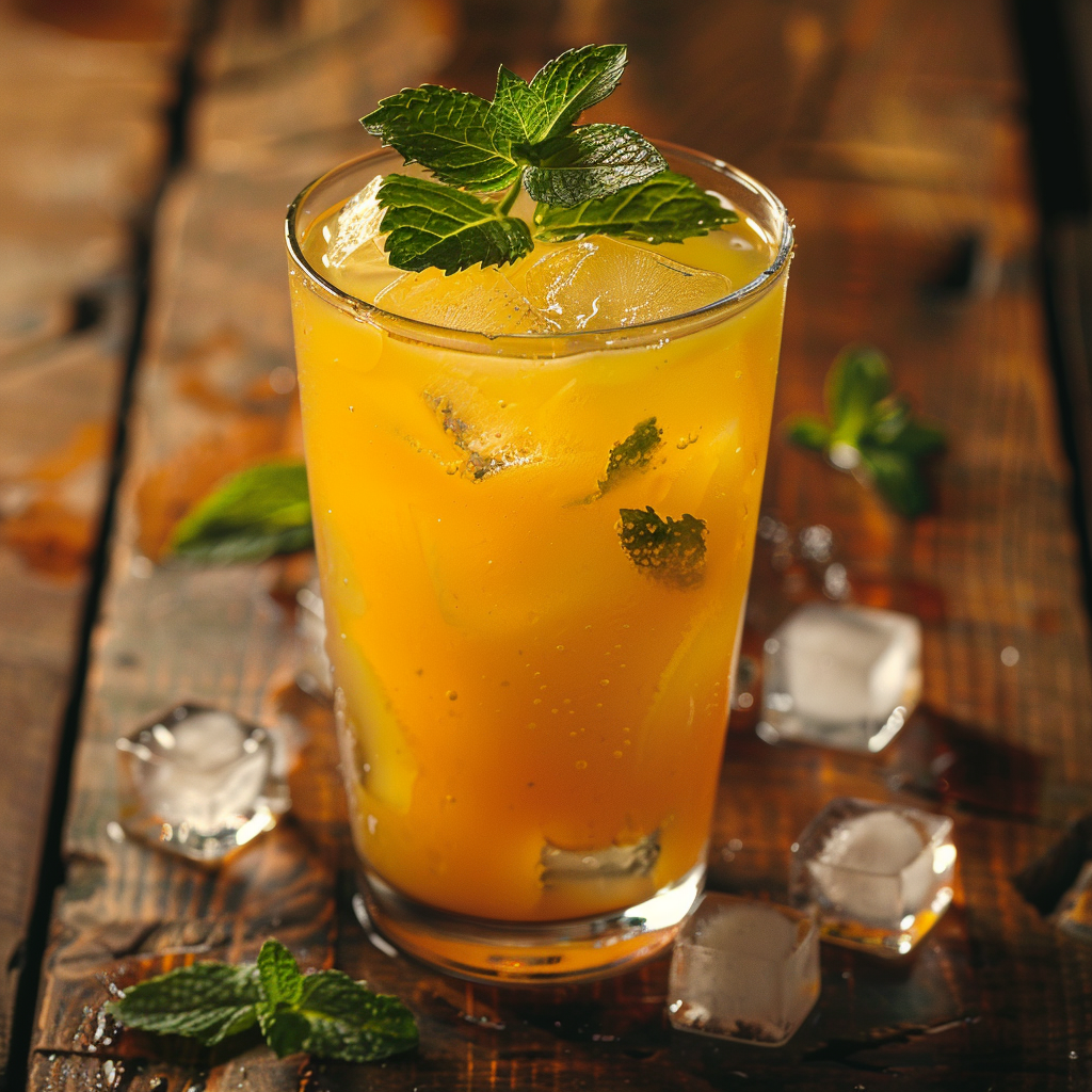 Fresh Mango Mint Limeade