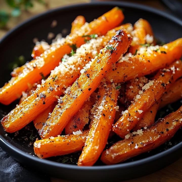 Garlic Parmesan Carrots