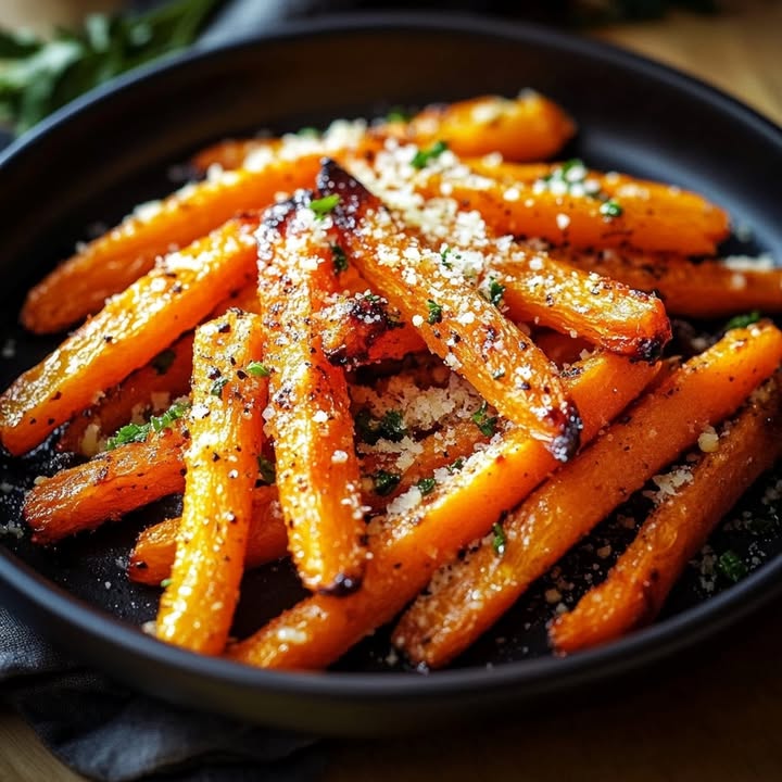 Garlic Parmesan Carrots