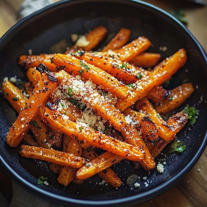 Garlic Parmesan Carrots