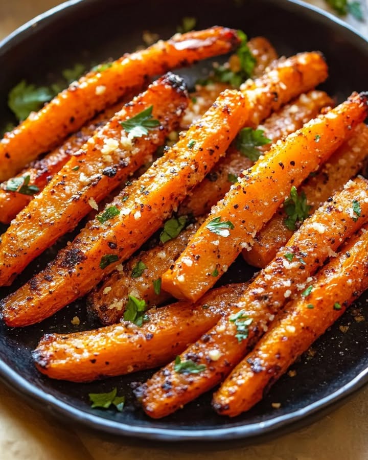 Garlic Parmesan Carrots