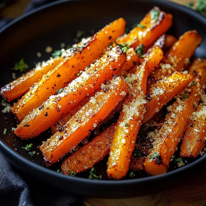 Garlic Parmesan Carrots