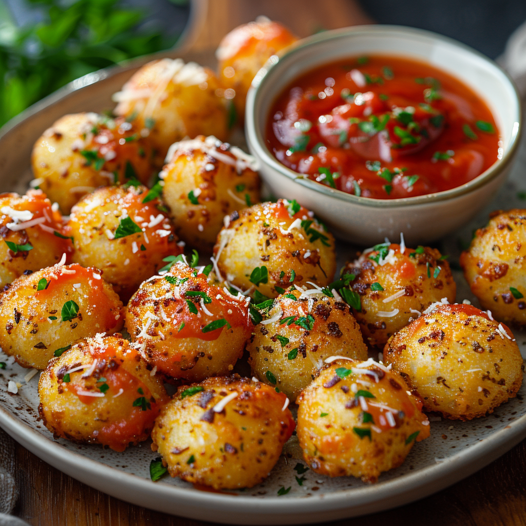 Garlic Parmesan Pretzel Bites