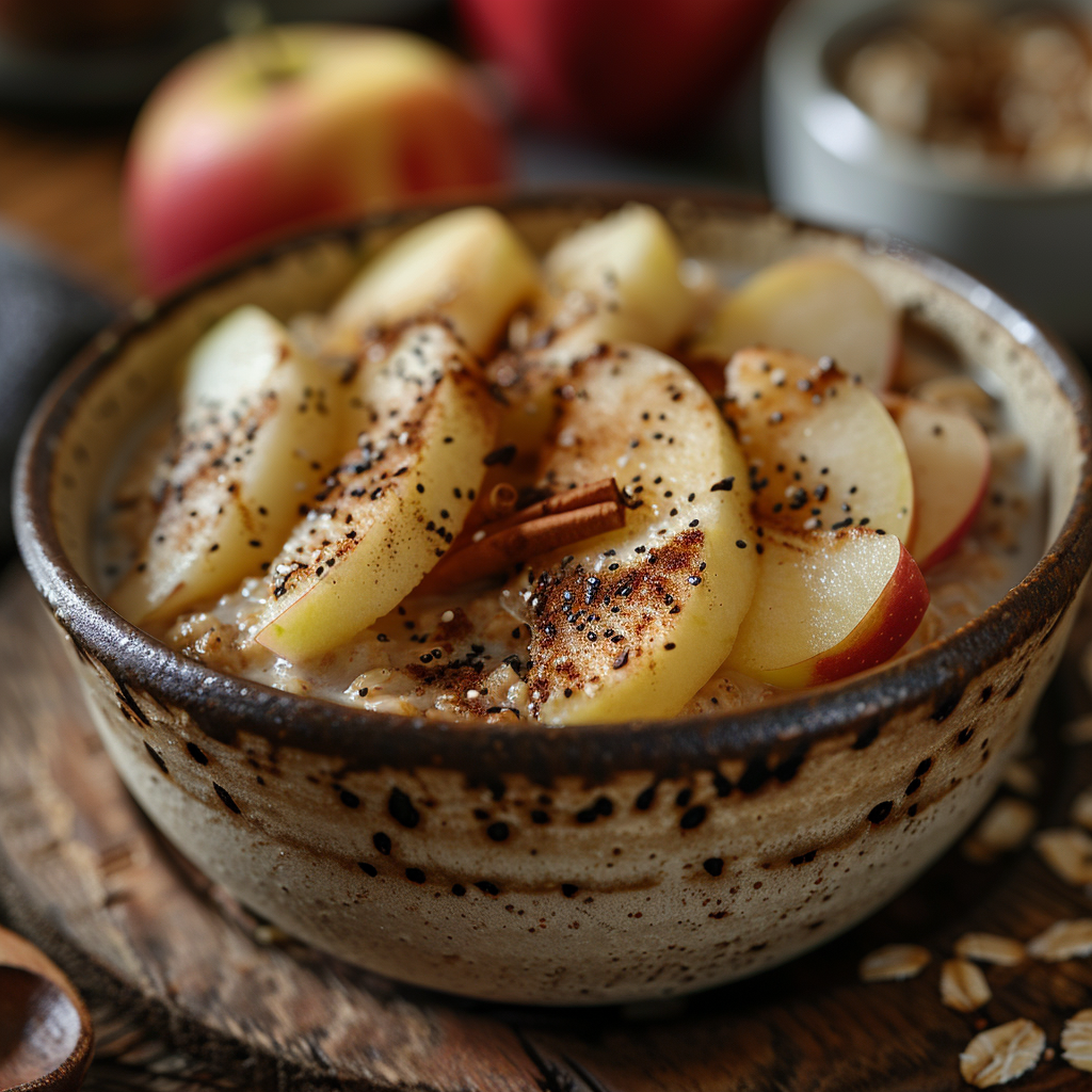 Gerd Friendly Apple Cinnamon Oatmeal