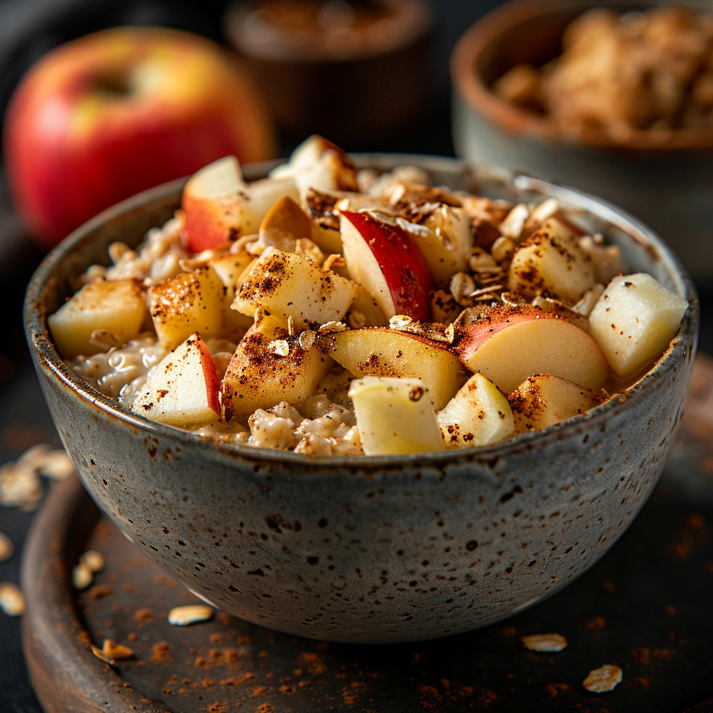 Gerd Friendly Apple Cinnamon Oatmeal