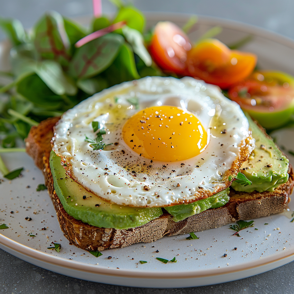 Gerd Friendly Avocado Toast with Egg