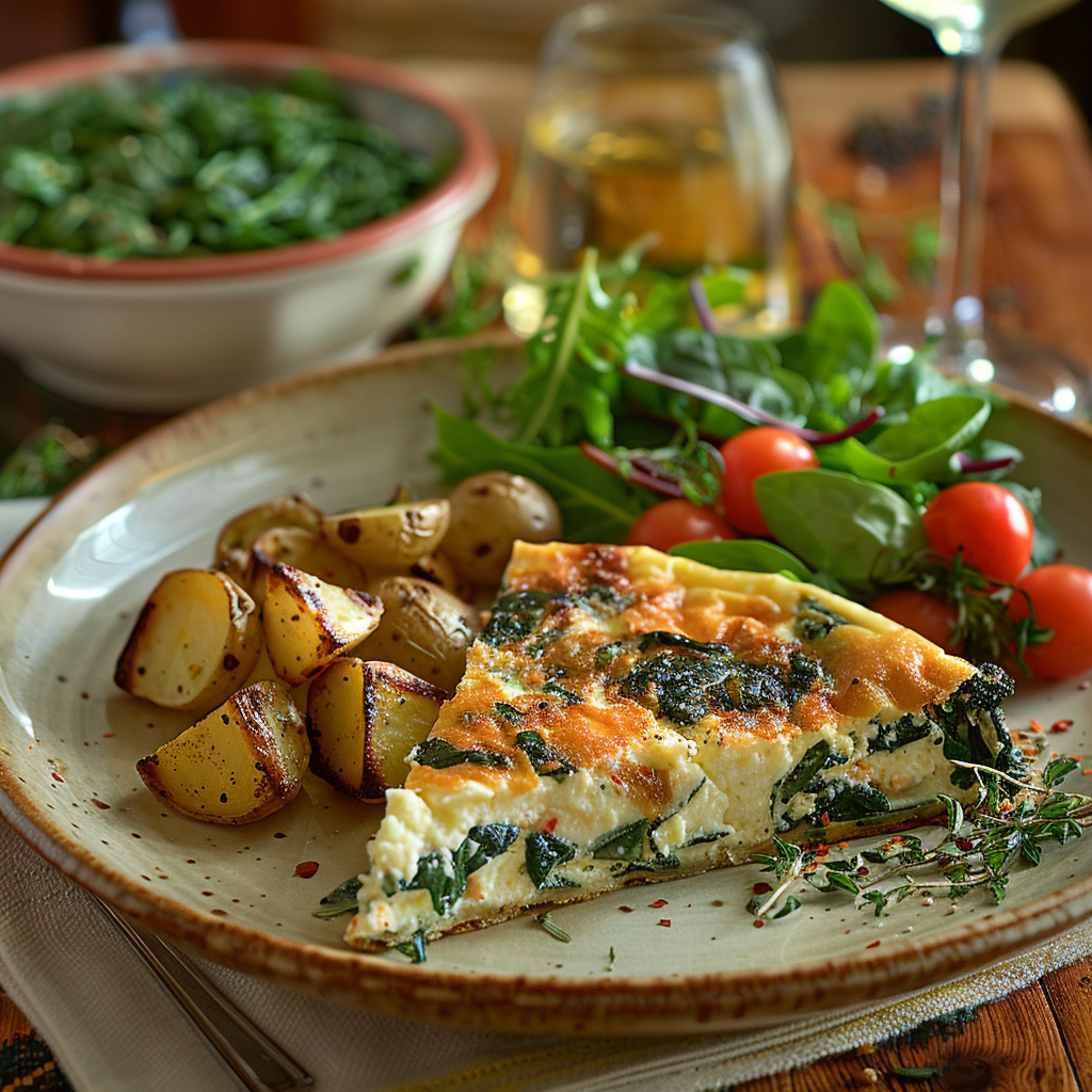 Gerd Friendly Egg White Frittata with Spinach