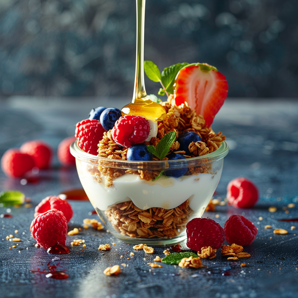 Gerd Friendly Greek Yogurt Parfait with Berries