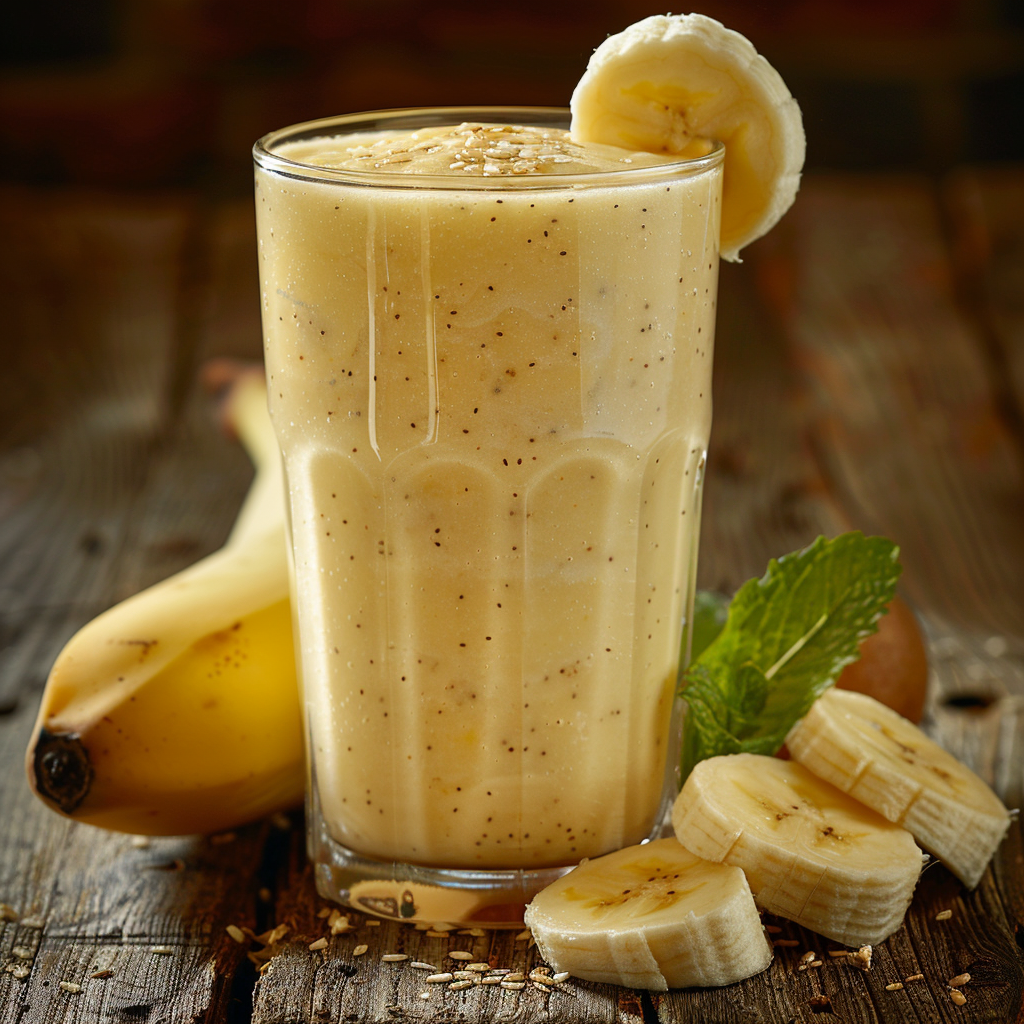Gerd Friendly Smoothie with Banana and Pear