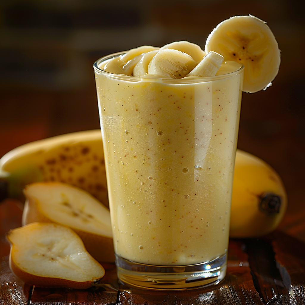 Gerd Friendly Smoothie with Banana and Pear