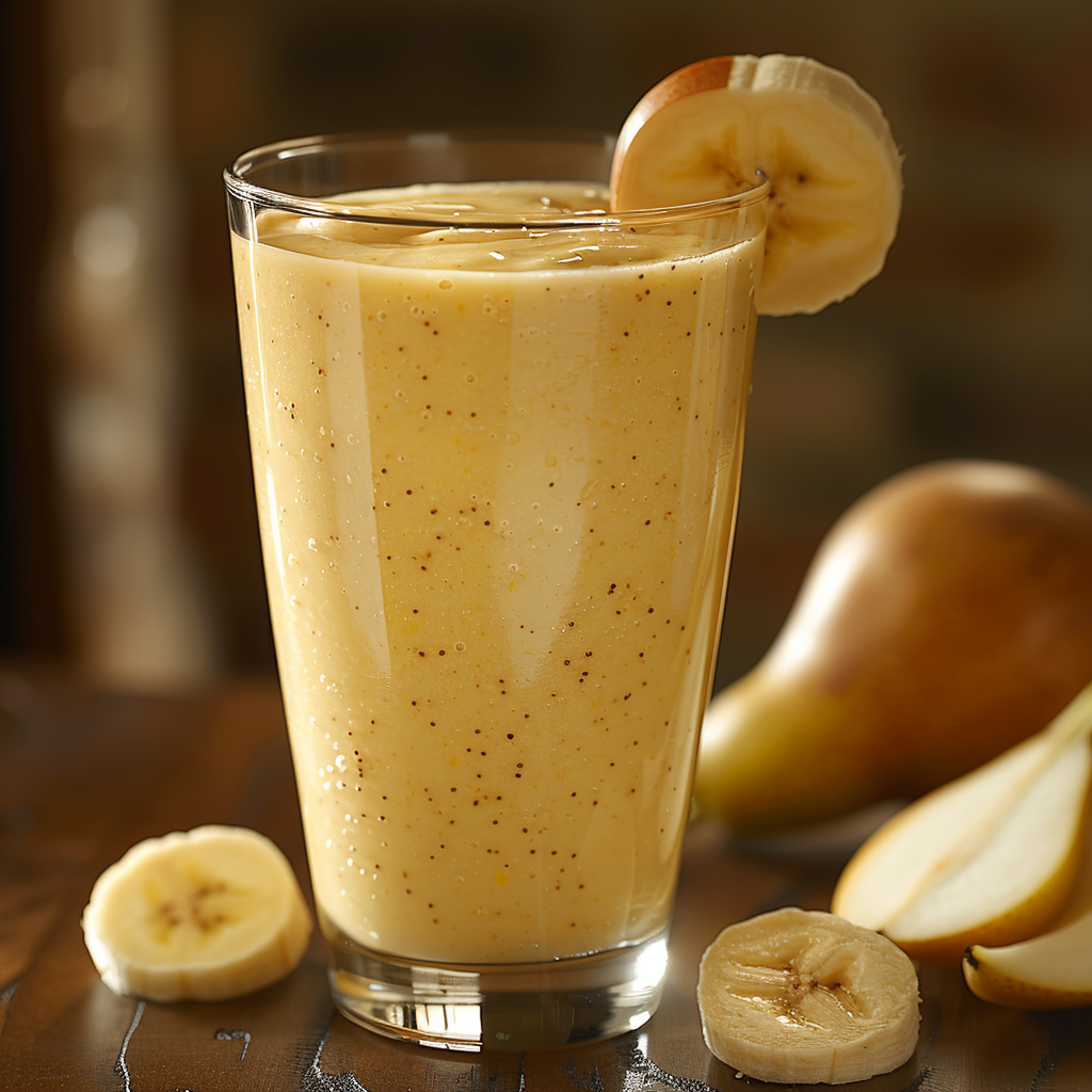 Gerd Friendly Smoothie with Banana and Pear