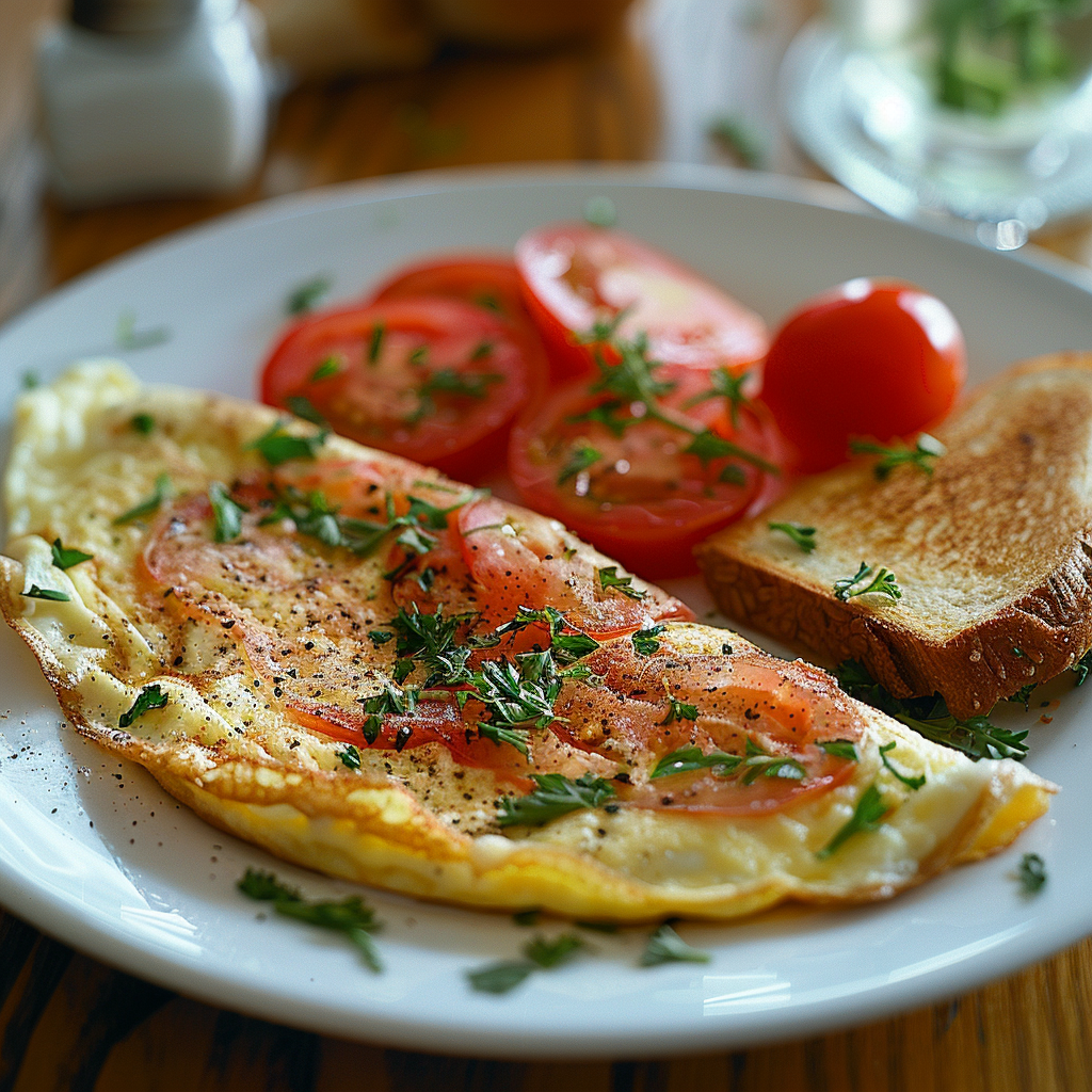Gerd Friendly Vegetable Omelette