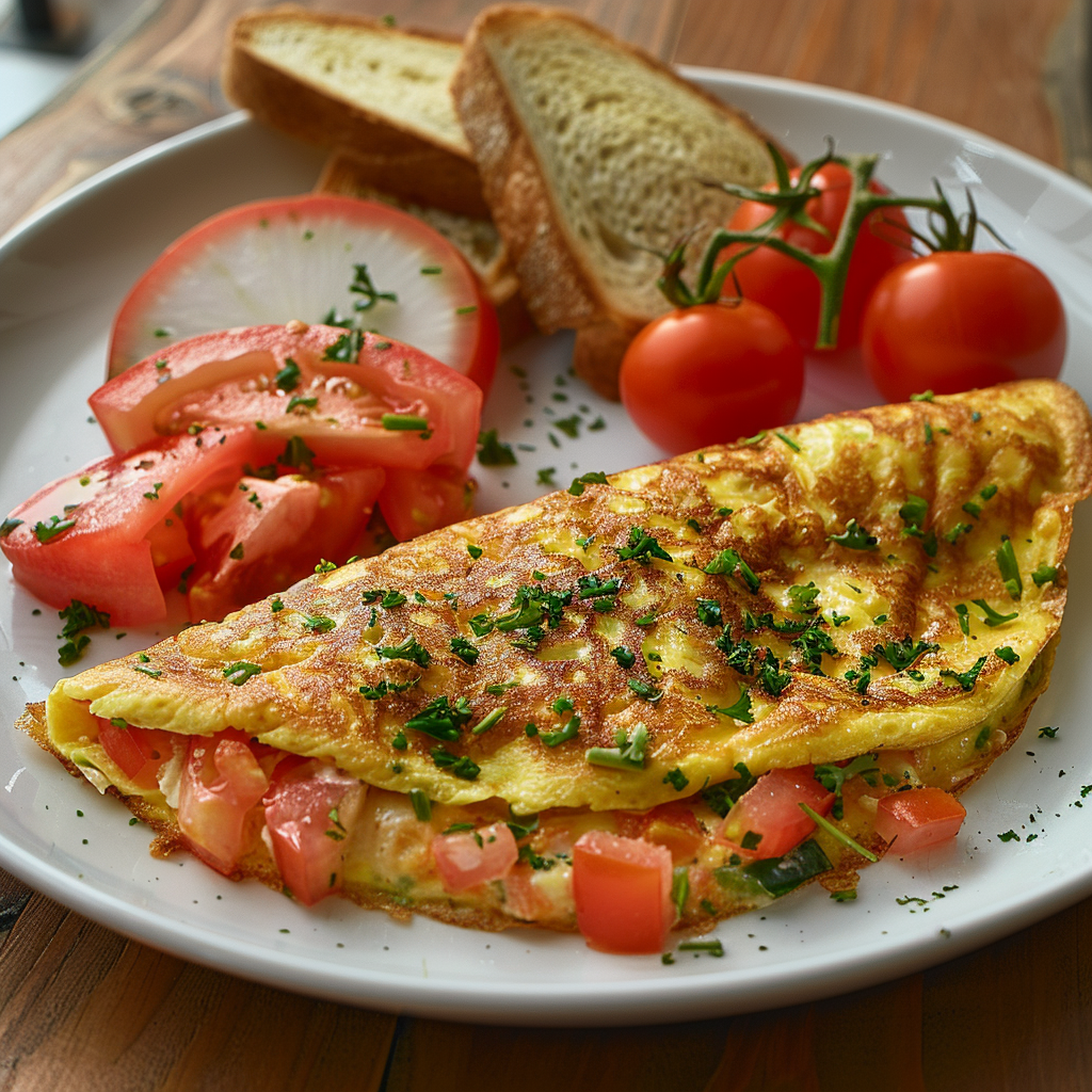Gerd Friendly Vegetable Omelette